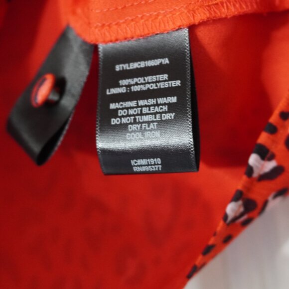 NWT Sanctuary Red Leopard Print Blouse - Picture 9 of 12